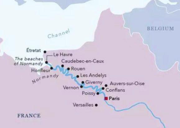 Följ med på en resa i behaglig takt genom det franska flodlandskapet och gamla kulturbygder, från Paris ut till Atlanten och tillbaka.
