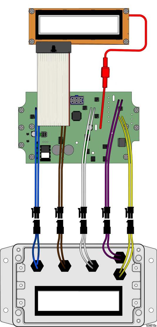 Kretsschema DCS styrbox DISPLAYKORT Matar displayen BAND- KABEL