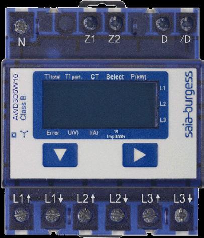 Anslutningsdiagram D /D Saia S-Bus, tvinnat par max.