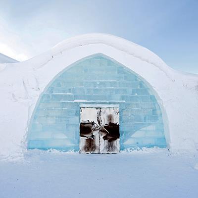 THE ICEHOTEL For many years the Arctic was a popular destination in the summer season to see the land of the midnight sun but in winter the few inhabitants had the snow and ice to themselves.