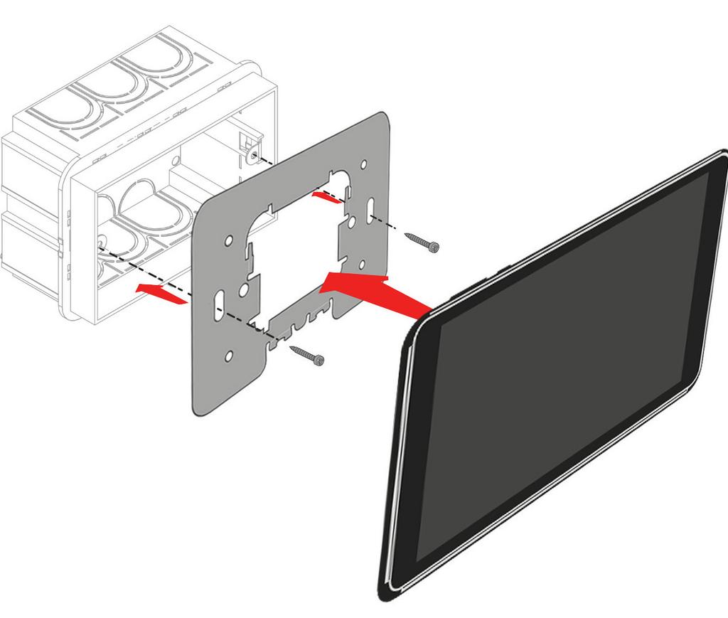 ALLMÄNT ergo-t / ergo-t plus är manöverpaneler med touchdisplay, avsedd för att användas tillsammans med centralapparater i lares.0-serien.