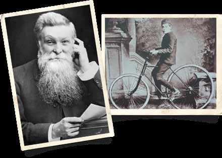 DUNLOP HIFLEX // DÅTID // DUNLOP HIFLEX // DE FÖRSTA SLANGARNA 4 DUNLOP HIFLEX Skottland, 1887. Den uppfinningsrika veterinären John Dunlop betraktade en dag sin son som cyklade på en gropig väg.