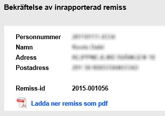 10 (35) För att ta bort en felaktigt bifogad fil ska krysset längst till vänster på raden för aktuell bilaga markeras och därefter klicka på knappen Ta bort markerade.