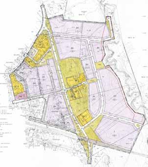 från 1918 med en tydlig småskalig kvartersstruktur, krökta gaturum och flera öppna ytor/torg som är omslutna av kvarter som bryter mot ett rent fyrkantigt planmönster.
