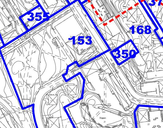 Detaljplan 168 omfattar skolområdet och ska användas för allmänt ändamål. Från Humblegatan sex meter in på fastigheten är marken punktprickad på plankartan vilket betyder att den inte får bebyggas.