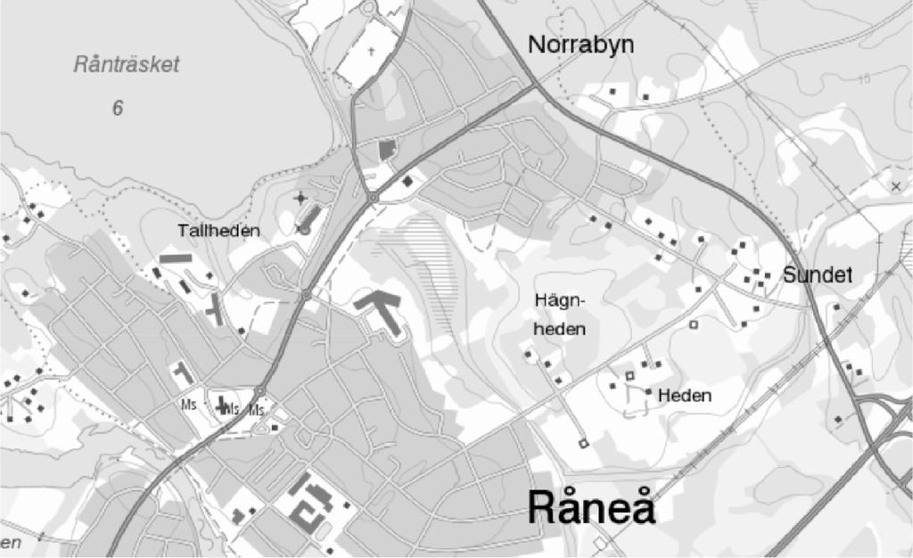 Det är en frivillig kortege till Råneå Centrum och tillbaka till tävlingsplatsen.