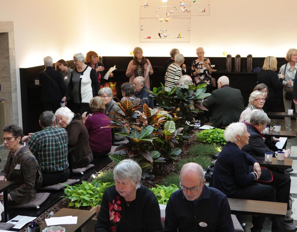 80 deltagare besökte Idéforum Idéforumdagen, som är den årliga inspirationsoch utbudsdagen för HSB Stockholms seniorklubbar, arrangerades traditionsenligt på Fleminggatan 41, av HSB Stockholms