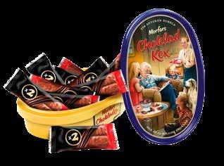 Morfars Chokladkex Lyxig chokladnjutning med hela 88% äkta belgisk mjölk-choklad.
