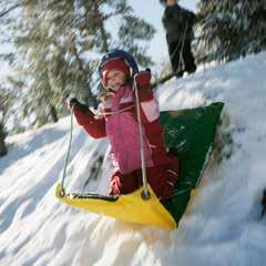 For the cross country skier there is a track system of 28 km, located on top of the mountain, of which 1,5 km is illuminated.