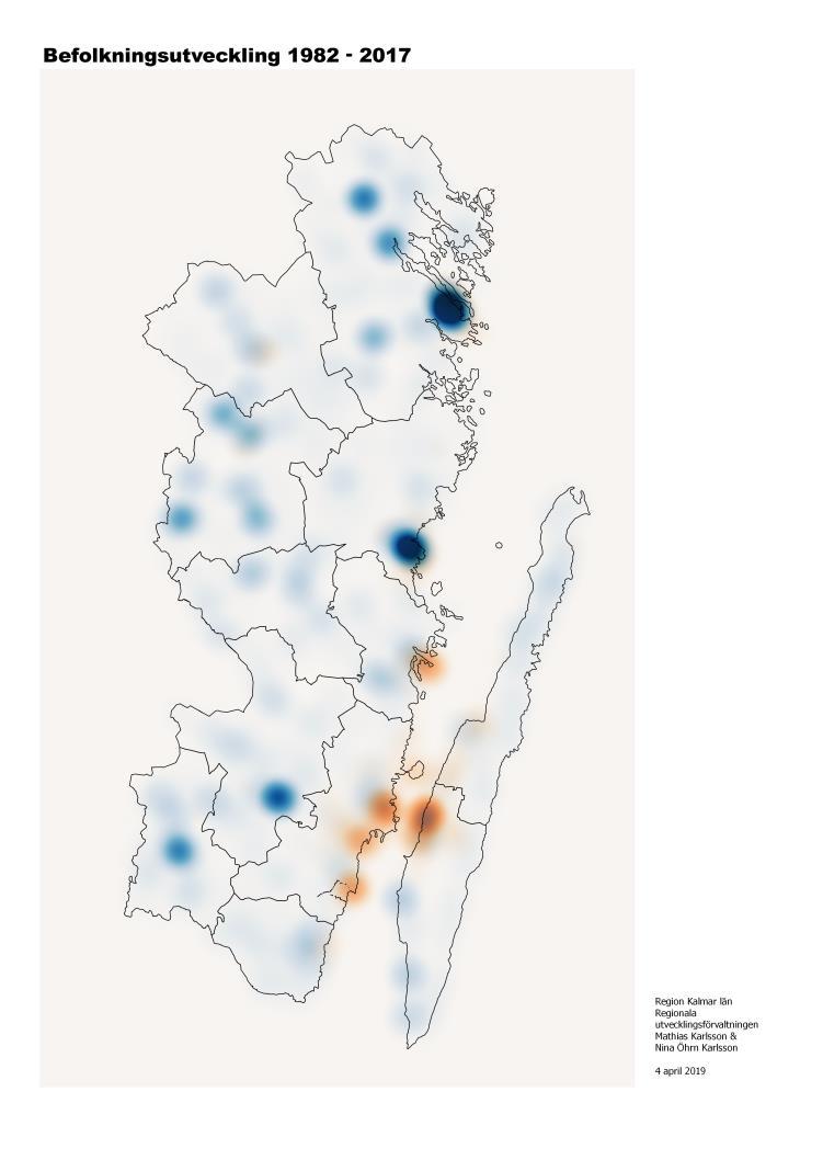 2 (7) Faktorer som påverkar kollektivtrafikens utveckling framöver Befolkningsutveckling I den regionala utvecklingsstrategin för Kalmar län nämns kompetensförsörjning, digital omställning och