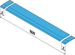 1.2 Svängbar läpp 1.2.1 Läppalternativ 1.2.1.1 Standard svängbar läpp 1.2.1.2 Snedkapad svängbar läpp 1.2.1.3 Nedfällbara delar Standard svängbar läpp är en enkel rektangulär läpp för fordon av standardstorlek.