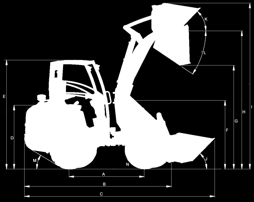 Specifikationerna kan ändras utan förvarning. Bränsletank 25 Volym Motorolja Hydraultank 4,2 46 Kylsystem 4 Alla bilder som visas är endast avsedda för denna broschyr.