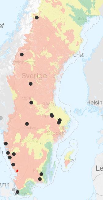 Så såg det ut enligt SMHI och SGU när det var