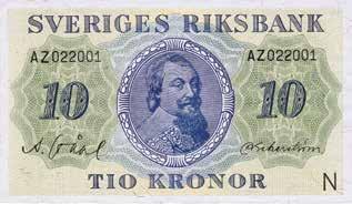 Kapaciteten hos Riksbankens sedeltryckeri var ansträngd, dels skulle såväl de ordinarie sedelvalörerna i Sittande Sveaserien tryckas, dels en ny 10 000-kronorssedel och en ny 10-kronorssedel tas fram