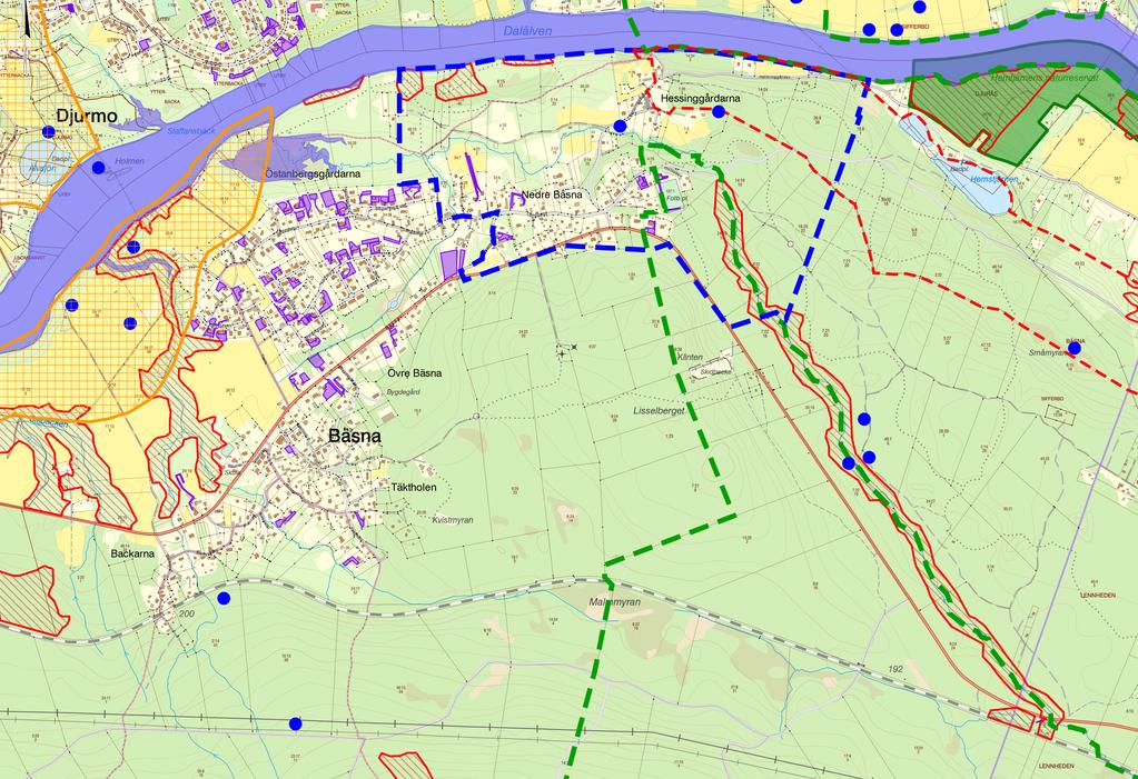 Skala Datum 1:10000 2019-02-04 Teckenförklaring Gagnefs kommun, Lantmäteriet Geodatasamverkan.