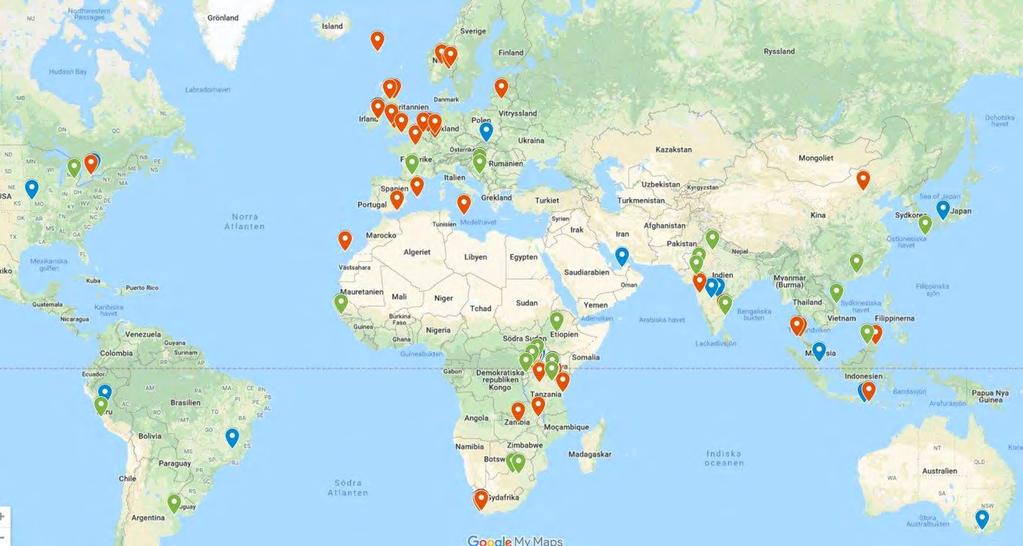 Atlas övergripande målsättningar Främja elevers, lärares och skolledares internationella kontakter främst utanför Europa Stödja