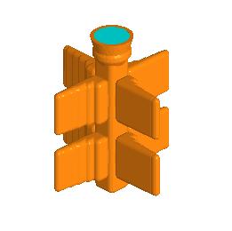 ritats i Solidworks mot de faktiska skalen. Det teoretiska skalet visas i Figur 24.