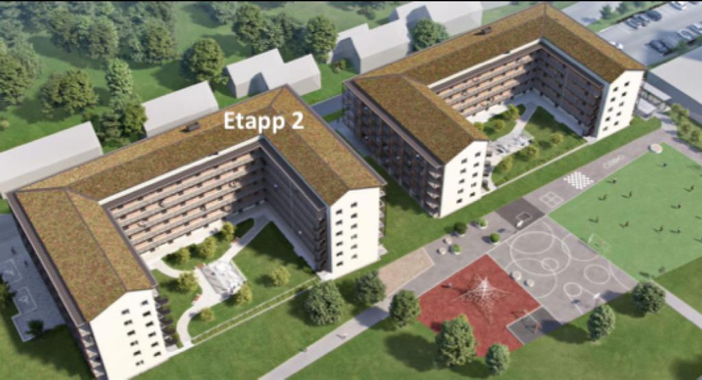 Pågående produktion, Äldreboende Solhagaparken, Huddinge etapp 2 A Läge: Masmo,