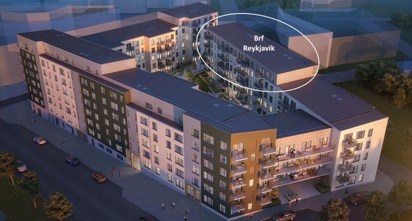 Pågående produktion, Brf Reykjavik, Kista Läge: Kista, Stockholm Byggherre: SHH Bostad +