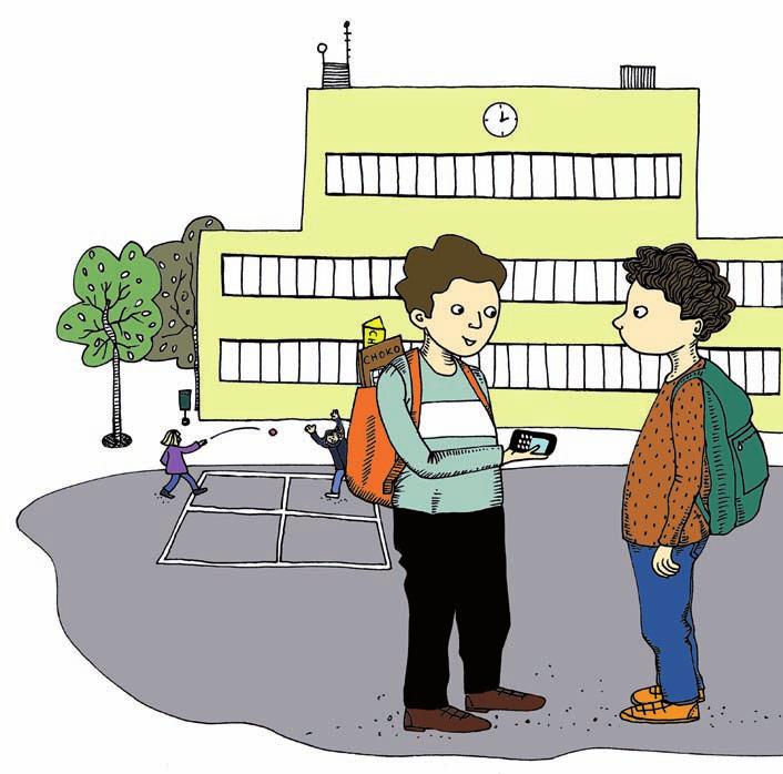 Draba o teksti ta róden pálal o adjektivia. O Latši ta o Bakro Ka o Latši avlo katar i skola sas jov bút hojime. Jov avlo aŕe bi te phenel peski dajake Latšo díves mi daj.