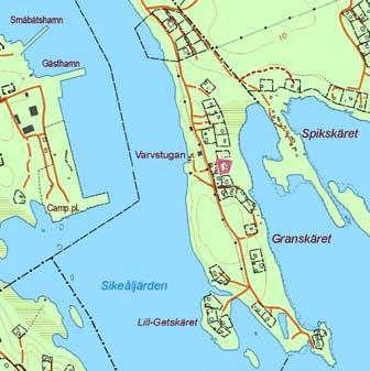 garage inom fastigheten Sikeå hamn 1:10 Ansökan om strandskyddsdispens Ansökan avser strandskyddsdispens för nybyggnad av