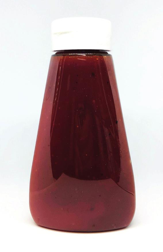 BBQ Sauce 250 ml Art nr: 3000 EAN: 7350109030006 Vikt innehåll: 290g Vikt inkl förpackning: 317g Vikt per kartong: 3934g Förpackning: PET Pris: 50:- Vatten, fruktossirap,