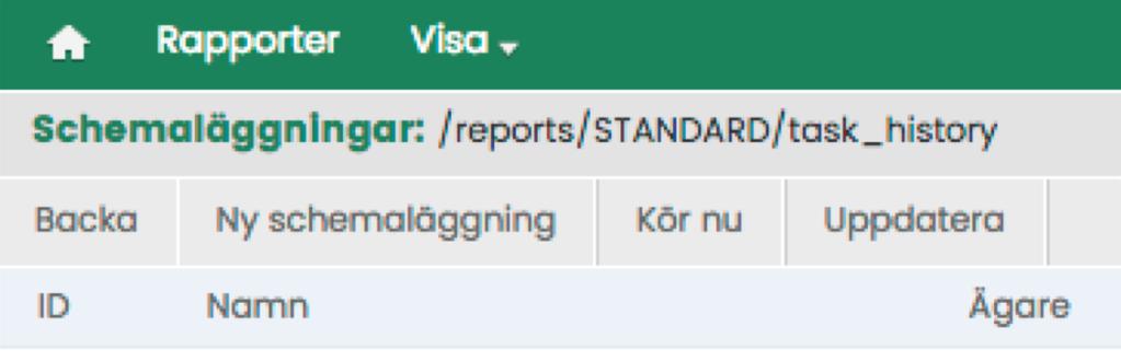 bredvid rapporten och välja