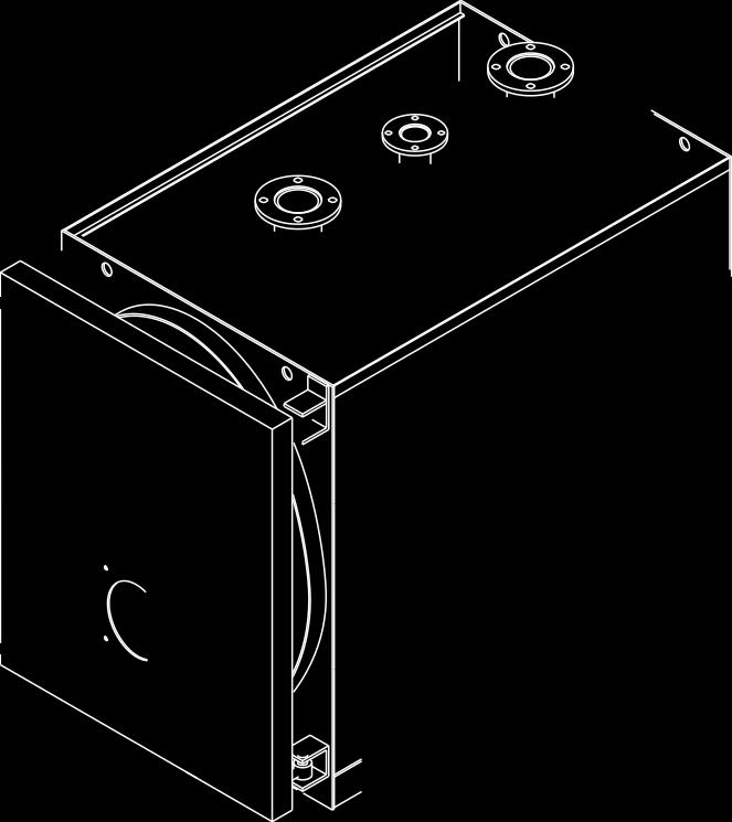 3.9.4 Montering av hölje till TRIO 840 (Se fig. 23 & 24 för detaljer.) A) Passa in isoleringsmattan (1) runt pannkroppen och fäst den på plats med medlevererade elastiska spännband (2).