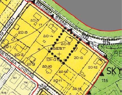 BEHOVSBEDÖMNING Kriterierna för enkelt planförfarande är uppfyllda; planförslaget är av begränsad betydelse, saknar intresse för allmänheten och är förenligt med den gällande översiktsplanen.