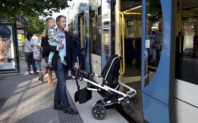 Kollektivtrafiken en förutsättning för regionens tillväxt Resandet med kollektivtrafik fortsätter att öka.