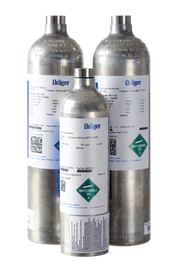 Dräger X-am 5600 05 Tillbehör Kalibreringsgas och tillbehör Genom att kalibrera utrustningen försäkrar du dig om