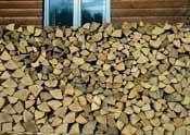 Fuktigt, nyfällt eller dåligt lagrat trä har ett högt fuktinnehåll, brinner därför dåligt och avger lite värme. Använd endast torr ved som har lagrats i minst två år.