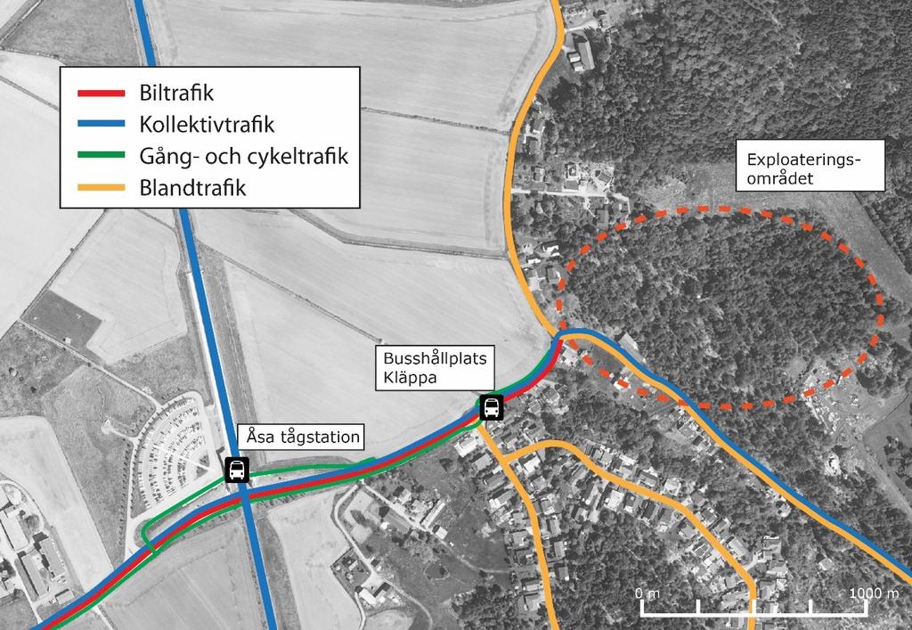 12 TRAFIKUTREDNING STOCKALID Figur 4. Vägsystemet i närheten av planområdet. 2.