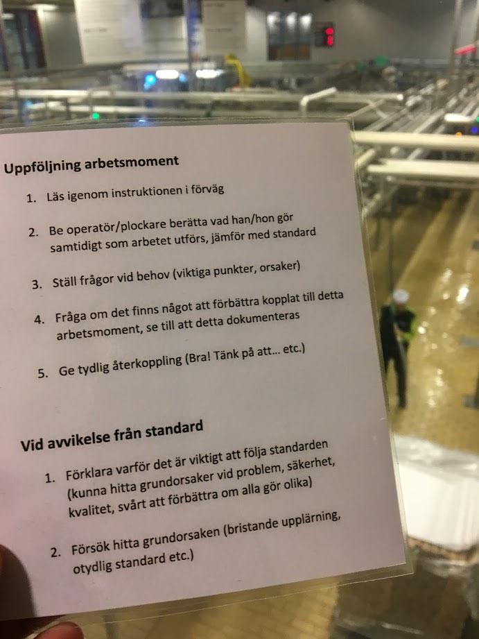 Utforma standarder för detta Hjälp för att göra saker som vi inte är så duktiga på Innebär en start så att vi kan börja lära Innehåller steg som utvärderas
