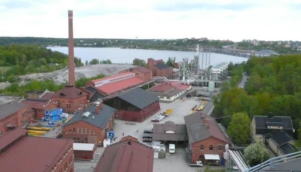 (Stadsarkivet) Gasverket sett från