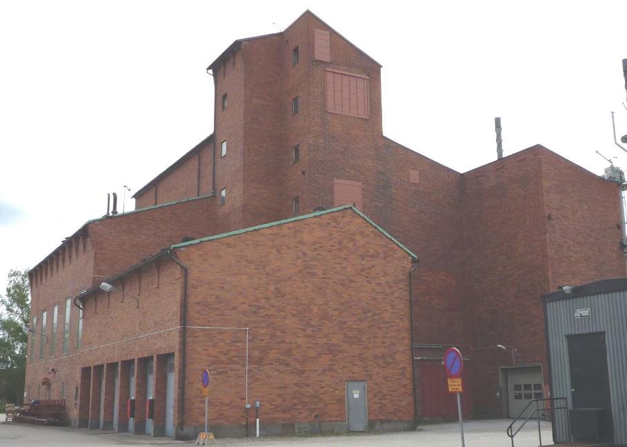 Sida 20 (92) Hus 21 Ångkraftcentral Ångkraftcentralen ritades av Åke Tengelin och uppfördes mellan 1948 och 1952. Det är en betongbyggnad med yttre tegelskal.