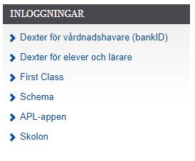 DEXTER Inlogg BankID