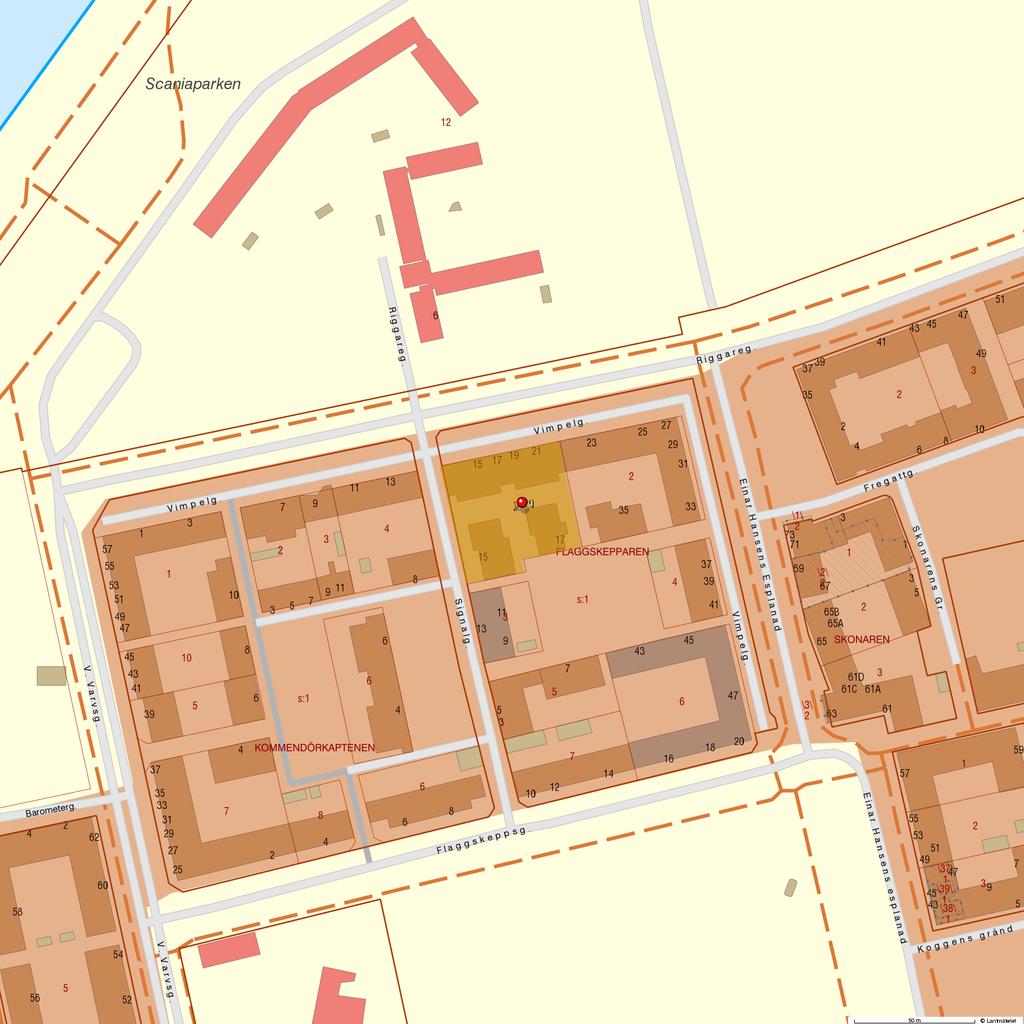 Metria FastighetSök - Malmö Flaggskepparen 1 Läge, karta Område N (SWEREF 99 TM) E (SWEREF 99 TM) Registerkarta 1 6165266.