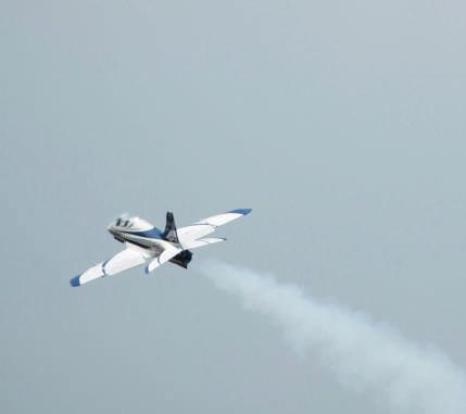 EVENEMANG JETPOWER 2018 Detaljrikedomen på Thomas stora Hawk från Tomahawk Aviation är enastående.