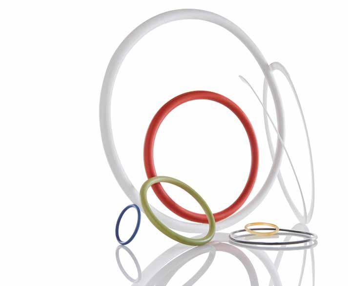 O-ringar O-ringen är till formen en enkel tätning främst gjord för statiska applikationer, men fungerar också i rätt förhållande som en dynamisk tätning.