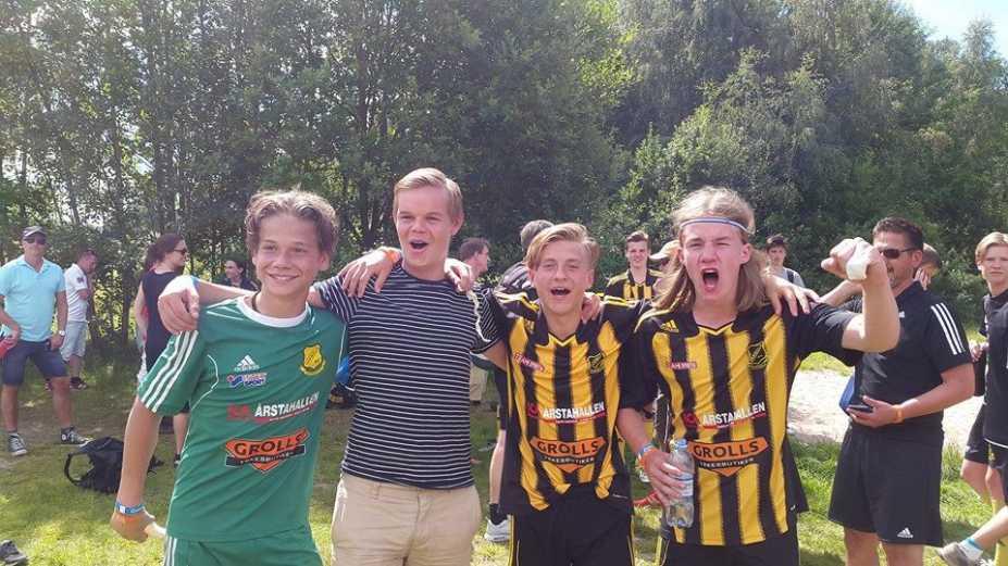 Fyra Börjekillar i a-slutspel i Gothia Cup 2016 Edwin Widerholm, Erik Åkerfeldt, Tim Wengelin och Tim Fors har alla haft stor framgång i årets Gothia Cup i Boys 15.