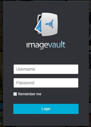 Appendix V, koppling till SiteVision 27. Start För att kunna använda kopplingen mot ImageVault behövs ett konto i ImageVault att logga in mot.