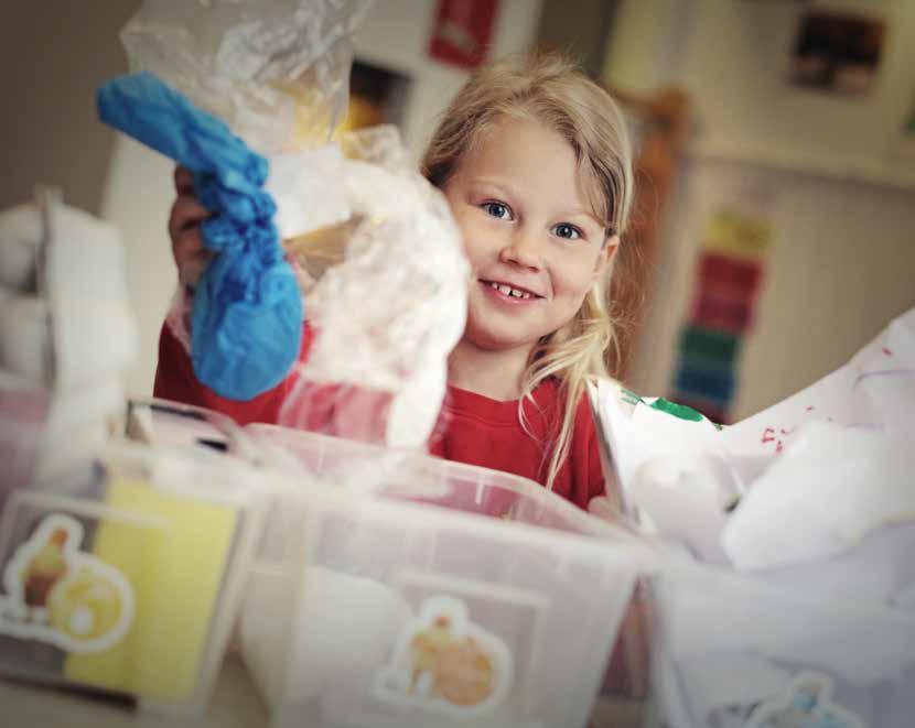 MATERIALISARNA GÖR SUCCÉ Materialvärlden, FTI:s nya pedagogiska material om återvinning, ska ge nästa generation miljömedvetenhet från start.