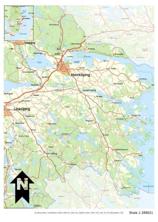 Syfte Kartlägga dagvattnets bidrag av föroreningar till Östergötlands tre inre havsvikar.