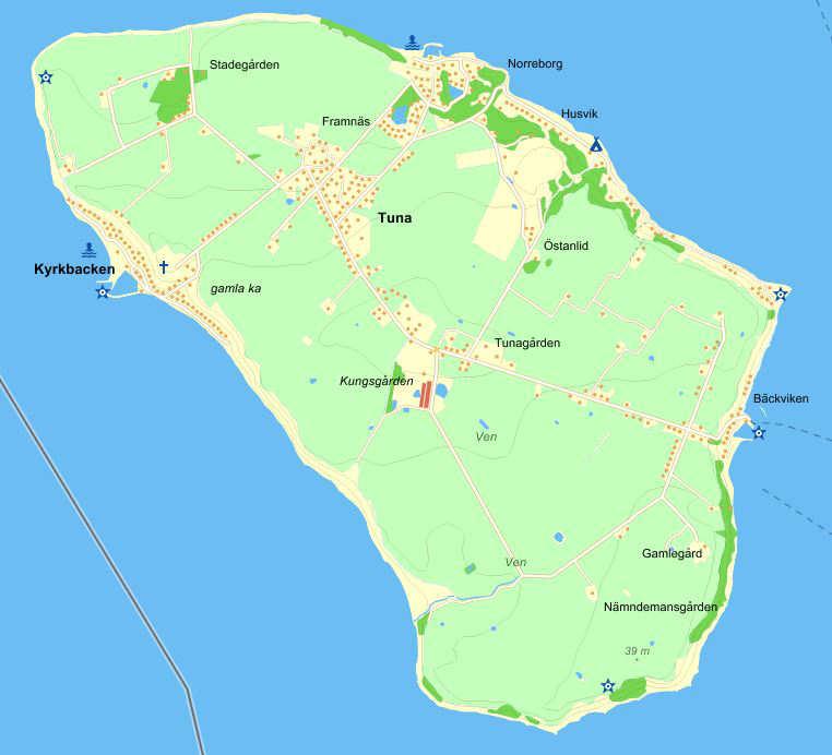 Ön Ven och släktingar från denna plats Ön Ven är en vacker ö som ligger mitt i Öresund utanför Landskrona. Ön kallas för sundets pärla och även för paradisö. Kartan nedan från 2018 visar ön.