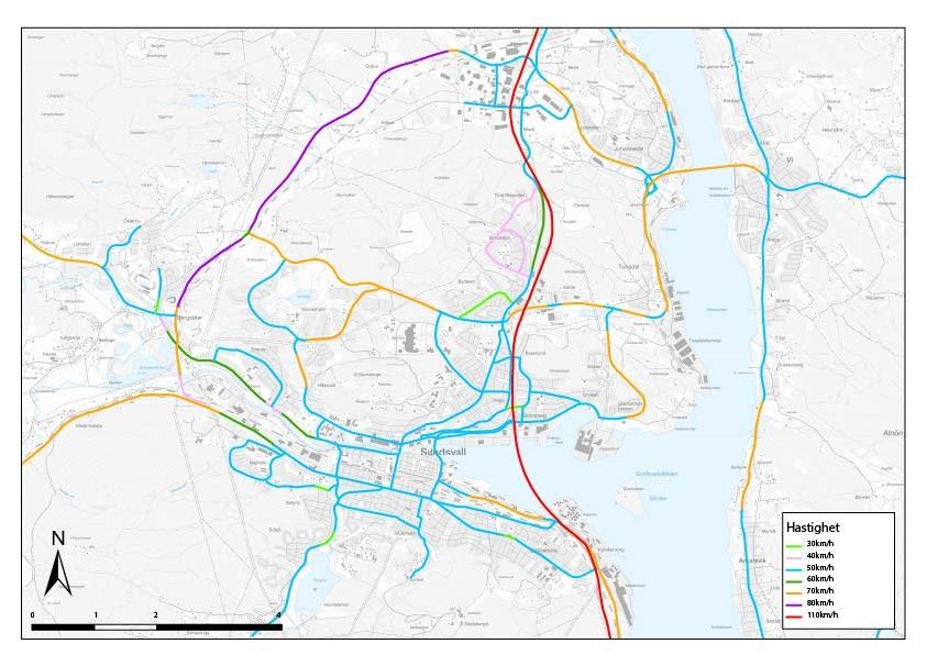 E4 och Sundsvallsbon har nyligen blivit färdig vilket har förbättrat den nordsydliga kommunikationen längs med vägen. E4 bron har avlastat vägnätet i centrala Sundsvall.