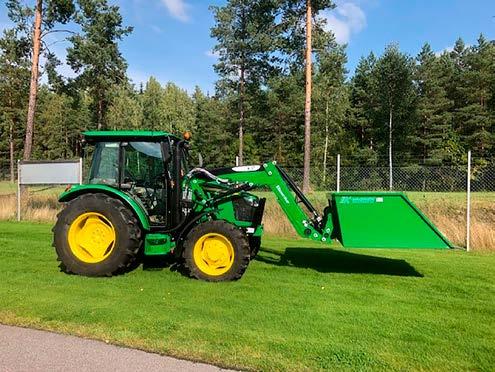 helsvetsad konstruktion, sidohängd framdörr men låsfunktion på sidan av containern, Trima-fäste Invändigt djup Bredd Höjd Plåttjocklek FLC-30 1300 mm 1300 mm