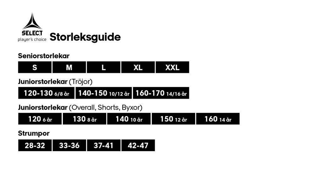 Hitta rätt storlek! För att underlätta att ni hittar rätt storlek på de produkter ni vill beställa har vi sammanställt storleksguider på de produkter som föreningen valt till sin profil.