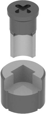 Verktyg för att stansa hål i form av profilcylinder Tools for punching holes for sectional cylinders Benämning Profilcylinderstans Nr. 5 * Profilcylinderstans Nr. 8/31 ** Profilcylinderstans Nr.