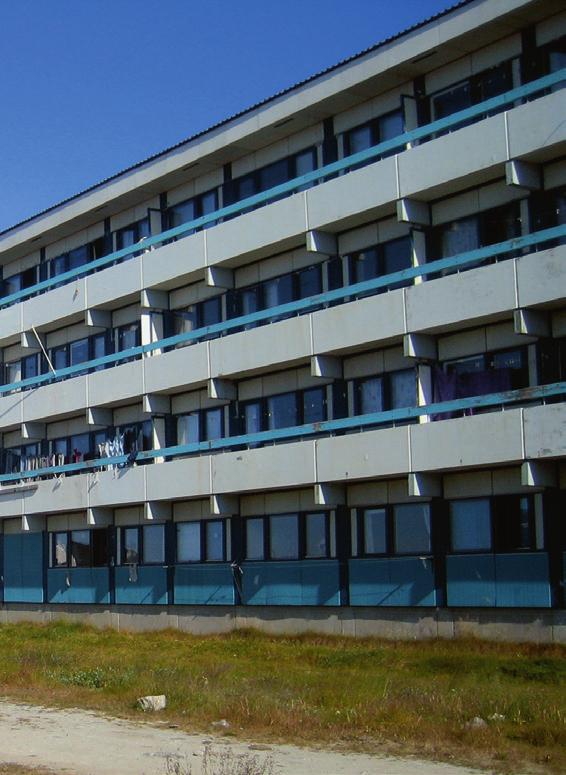 stadsplaneringsprinciperna (foton från Täby, Sverige; Melbourne, Austra lien, och Nuuk, Grönland).
